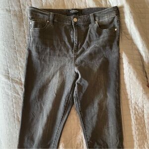 Liverpool Jeans Abby Skinny Eco Size 12 / 31 Black Stretch Petite